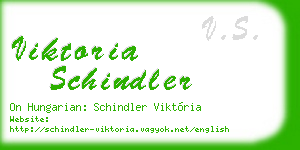 viktoria schindler business card